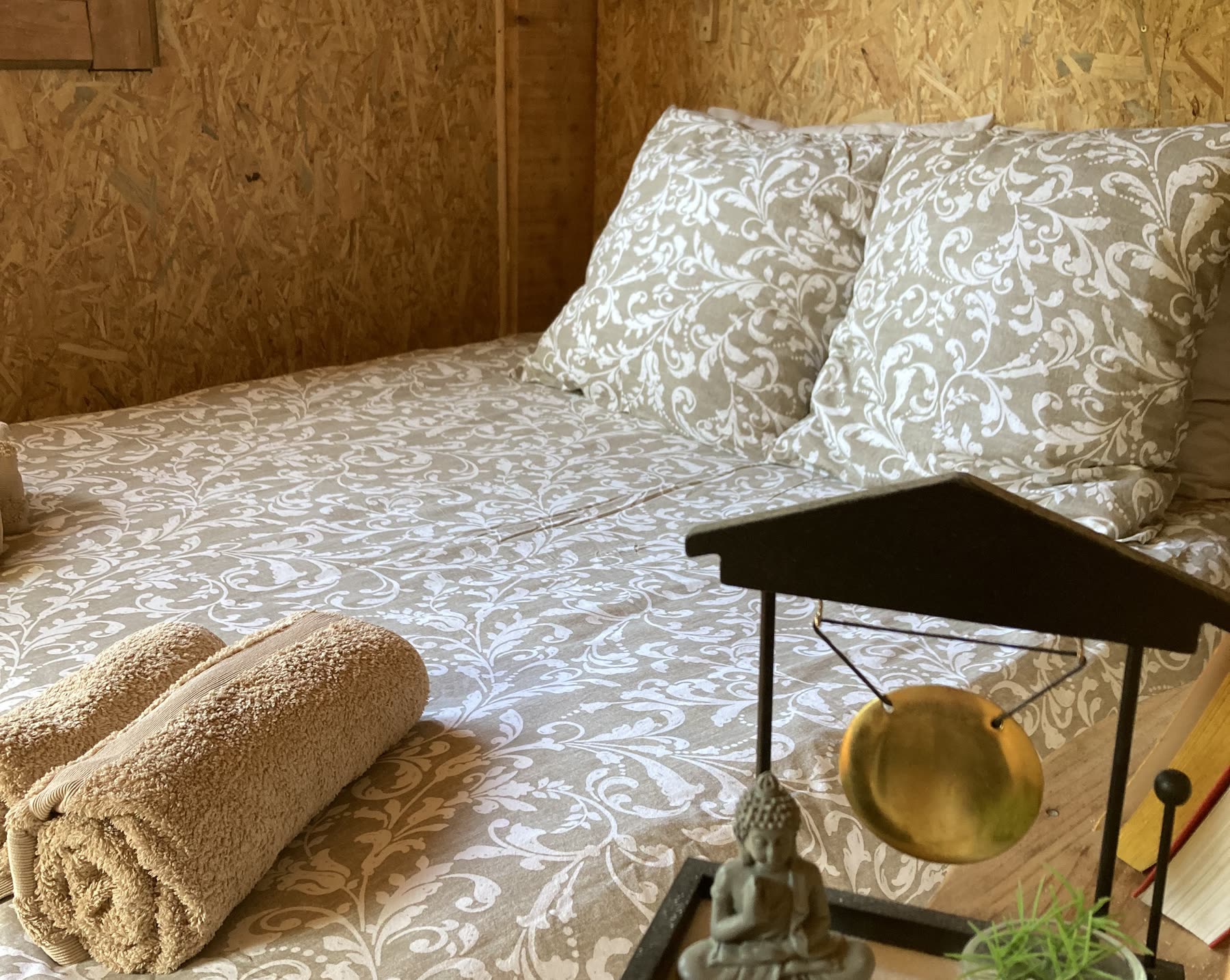 Sleeping area at Le Cabanon d'Aix