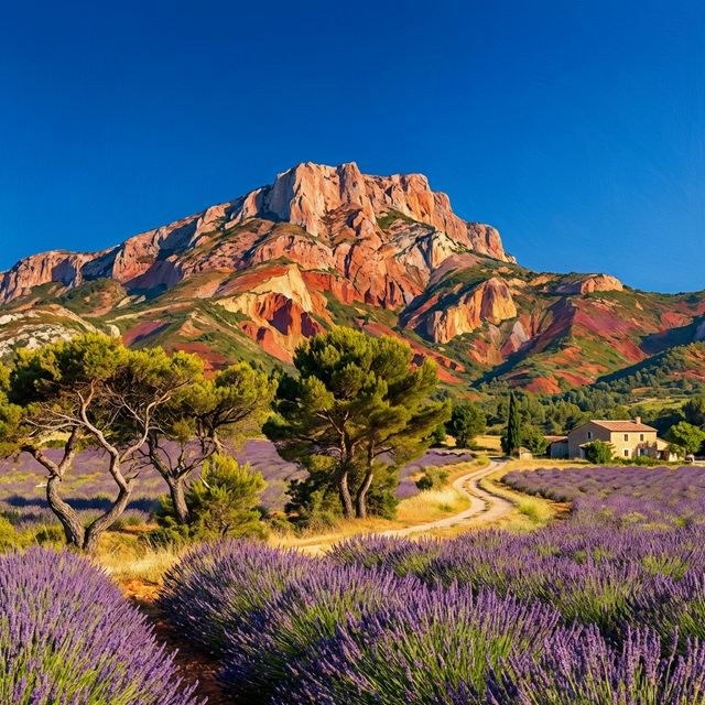 Montagne Sainte-Victoire près d'Aix-en-Provence