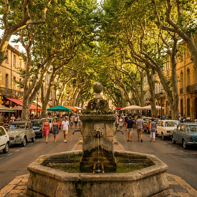 Cours Mirabeau Aix en Provence